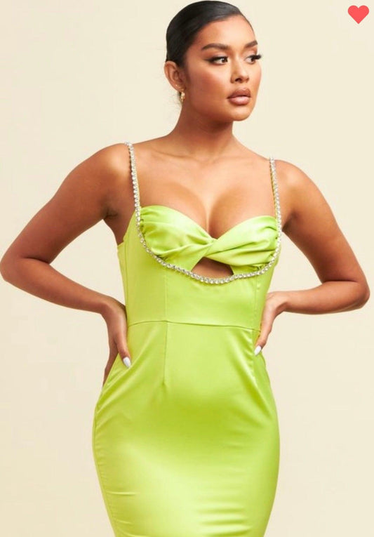 Lime Dress - THE EDIT SHOWROOM